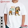 thumbnail image 1 of ABS Of Steel Slinky Dog Toy Story Unisex Short Sleeve T-Shirt,Sport Grey Color,Size L, 1 of 5