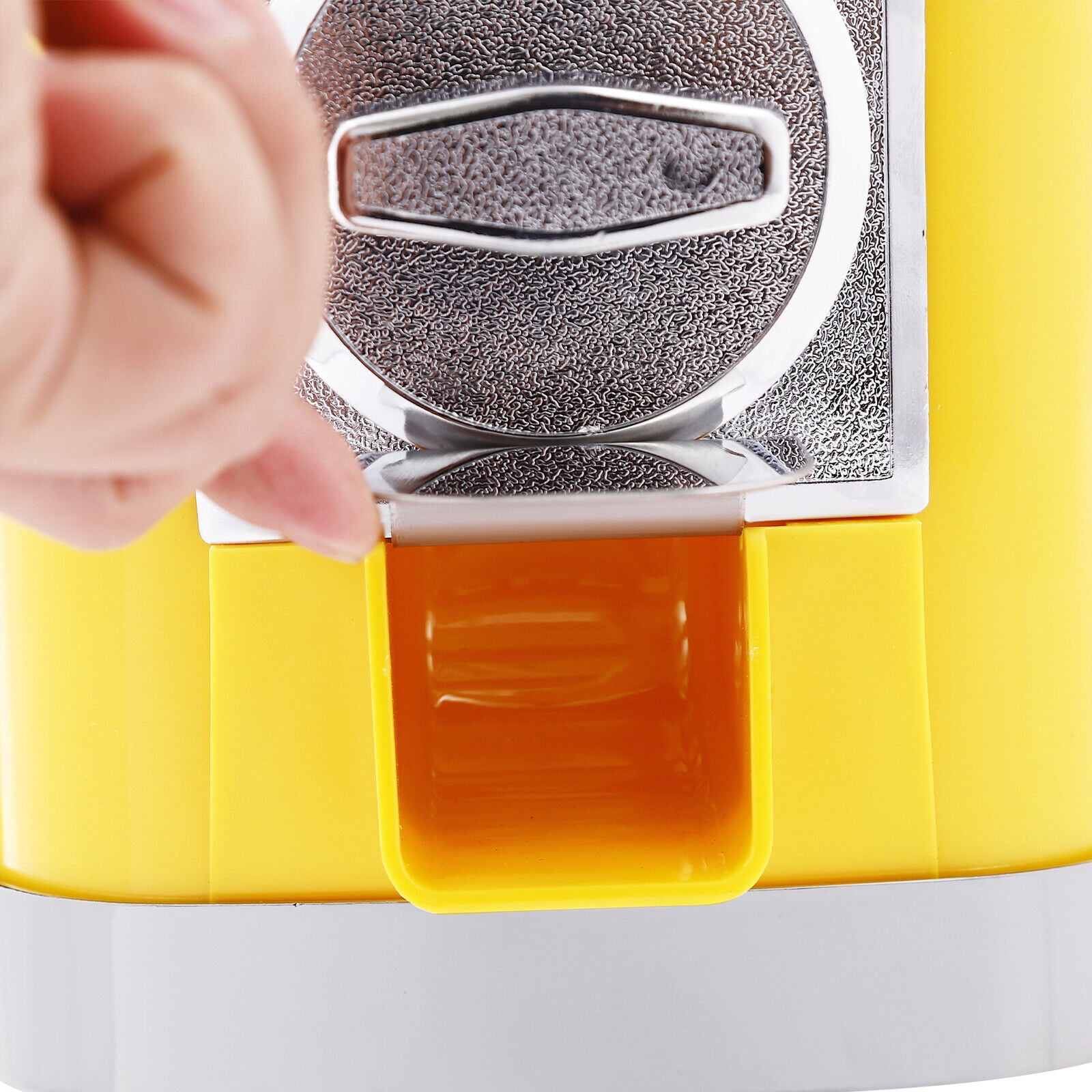 ABS PC And Zinc Alloy Equipped With 2 Keys Vending Machine, Twister Ball Dispenser, Yellow Twister Ball Dispenser