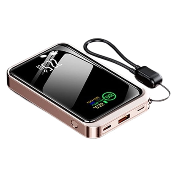 ABS PC Battery Storage Case With LED Light Digital Display DIY Charging Components Excluding Battery For Mobile Phones