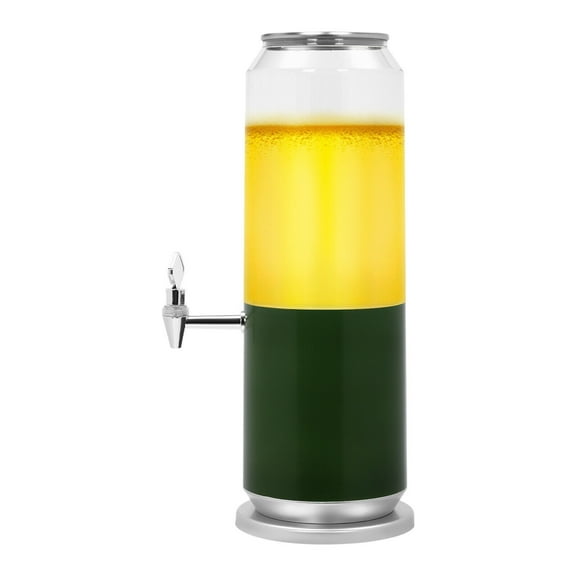 ABS PP Beverage Dispenser, Wine Dispenser 3L/0.79gal Juice Dispenser Non-Slip-EVA, Faucet Switch for Hot Water, Milk, Coffee, Juice