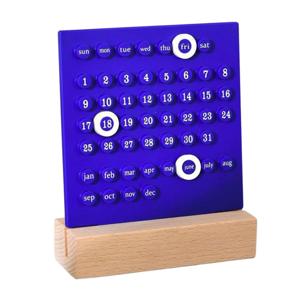 ABS Permanent Calendar Countdown Reminder with Month Week Date Display ...