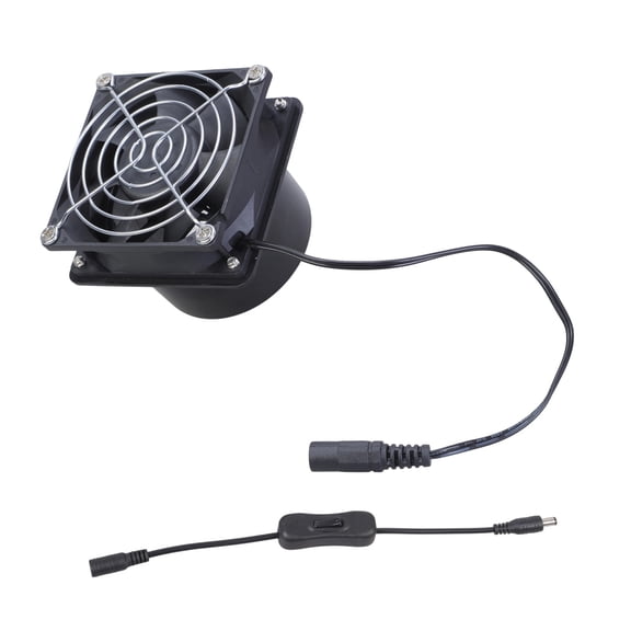 ABS Plastic 8cm Ventilation Fan Set Comprising Fan Duct and Switches Ideal for Welding 3D Printing and Sprayed Booths
