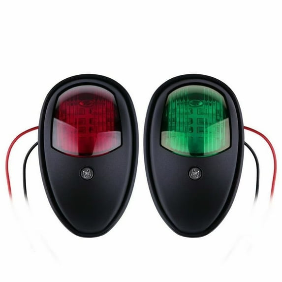 ABS Plastic Boat Marine Navigation Light 12V LED Signal Lamp Warning Light