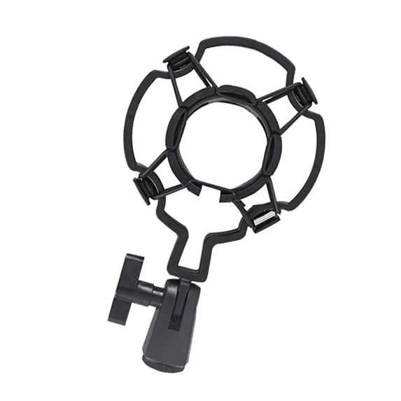 ABS Plastic Microphones Shock Mount Holder Studio Recording Bracket for Podcasters Musicians and Sound Professionals