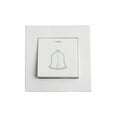 ABS Plastic Panel Home Door Bell Wall Push Button Doorbell Switch White