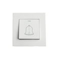 Abs Plastic Panel Home Door Bell Wall Push Button Doorbell Switch White