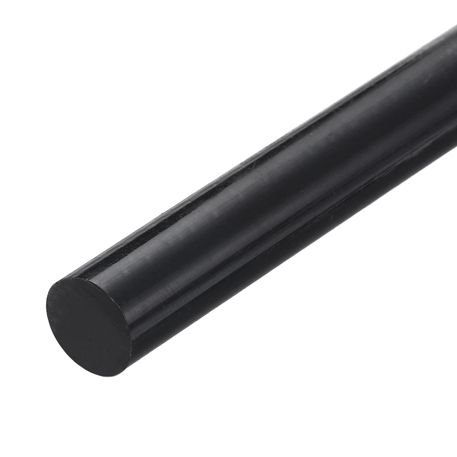 ABS Plastic Rod Round Solid Bar 30 mm x 200 mm Black for DIY Model ...