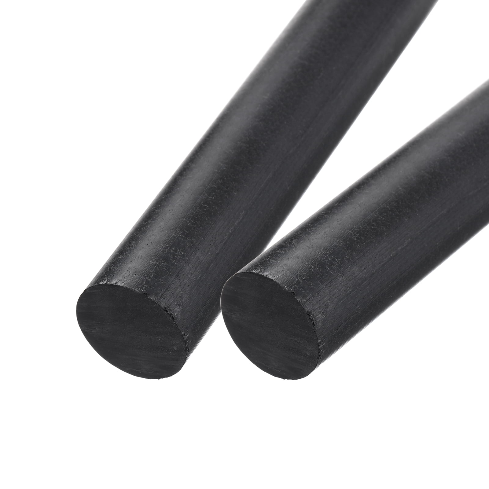 ABS Plastic Rod Round Solid Bar 45 mm x 200 mm Black for DIY Model ...