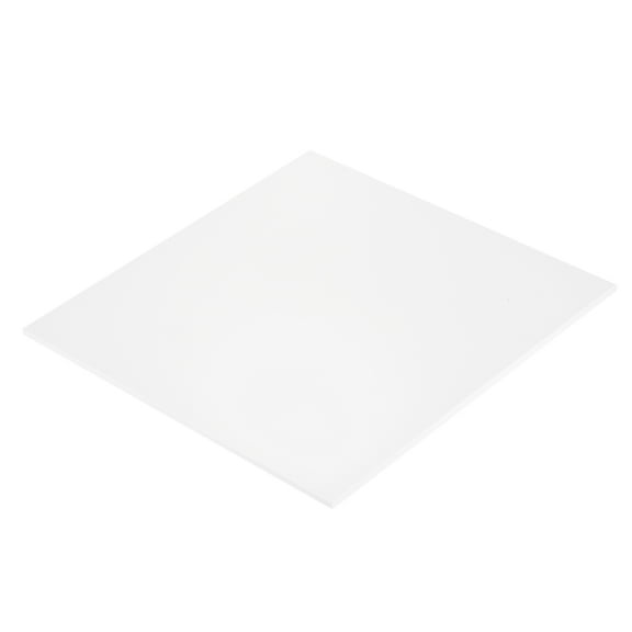 ABS Plastic Sheet 10 Inch x 10 Inch x 0.12 Inch ABS Styrene Sheets White