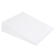 thumbnail image 1 of ABS Plastic Sheet 10 Inch x 8 Inch x 0.02 Inch ABS Styrene Sheets for Building Model Crafts Panel White 6 Pcs, 1 of 6
