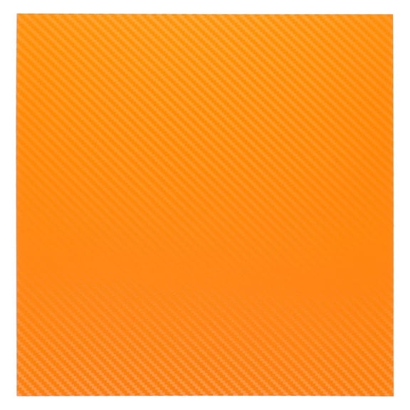 ABS Plastic Sheet 12 x Inch,Flexible Sheets 1/12 Inch Thick Thermoplastic with Carbon Fiber Dark Orange for DIY Crafts Decors 1Pcs