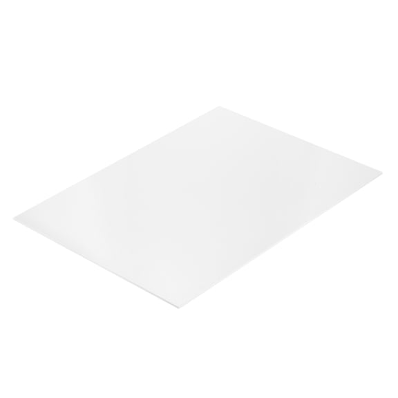 ABS Plastic Sheet 16 Inch x 12 Inch x 0.02 Inch ABS Styrene Sheets White
