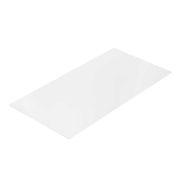 ABS Plastic Sheet 24 Inch x 12 Inch x 0.02 Inch ABS Styrene Sheets White