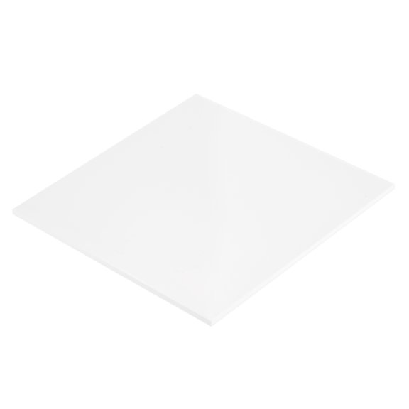 ABS Plastic Sheet 8 Inch x 8 Inch x 0.12 Inch ABS Styrene Sheets White
