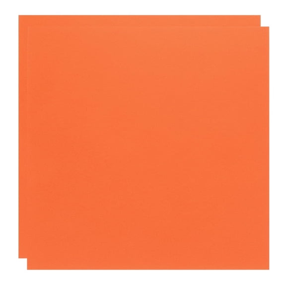 ABS Plastic Sheet 8 x Inch,Flexible Sheets 1/16 Inch Thick Thermoplastic with Leather Texture Orange for DIY Crafts Decors 2Pcs