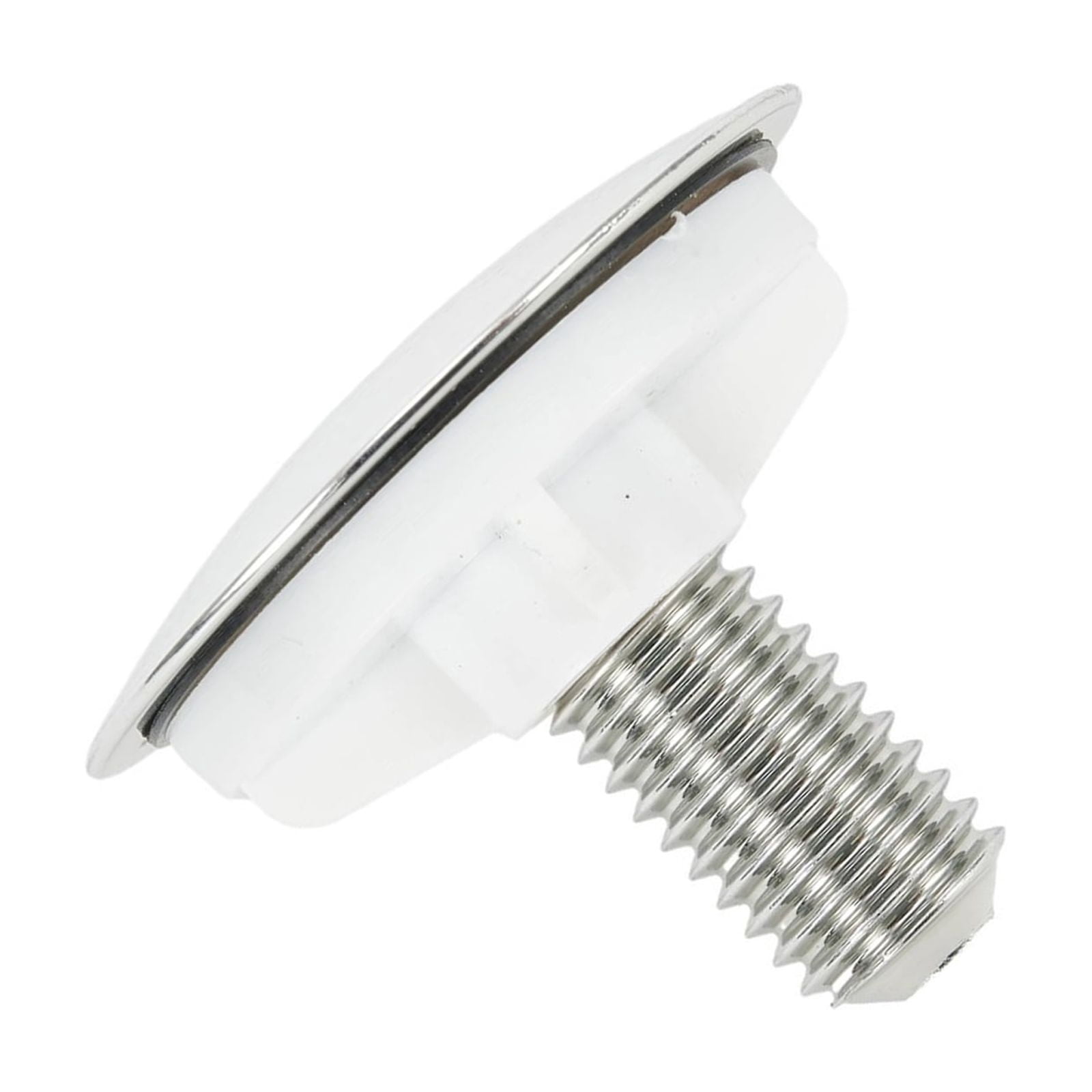 ABS Plastic Sink Hole Cover Decorative Plug Silver Coated Suitable For ...