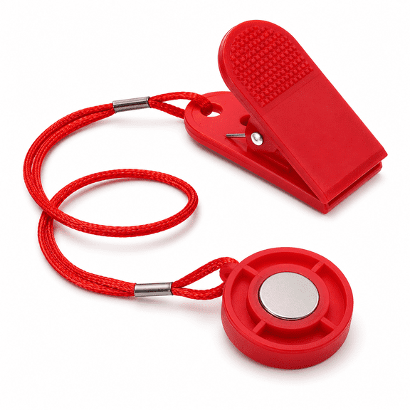 ABS Plastic Universal Treadmills Magnet Key Replacement Security Stop Key Round for Most Treadmills 1.26"