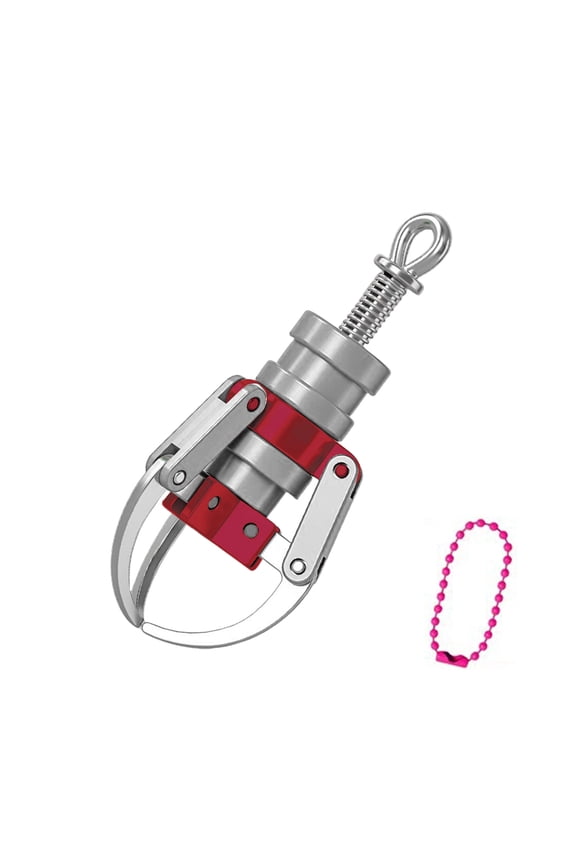 ABS Press Strong Claw Doll Machine Grab-clip Keychain Secure Grip Design Simulated Toy Accessory For Key Backpacks