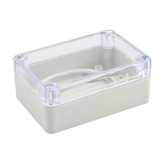 ABS Project Box Clear Top Waterproof Junction Enclosure 335883mm for Cable Routing, Security Devices, Utility Placement, Basement Installs