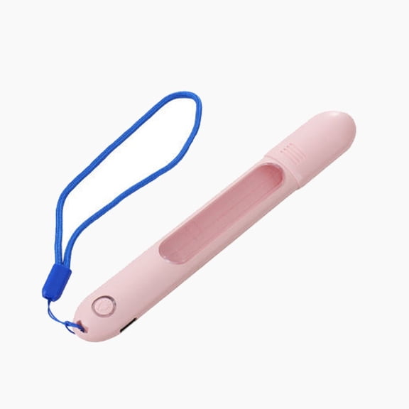 ABS Protective Thermometer Case - Intelligent LED Lighting, Anti-Drop Design - Timing Reminder Function - Secure Storage for Thermometers (Pink)