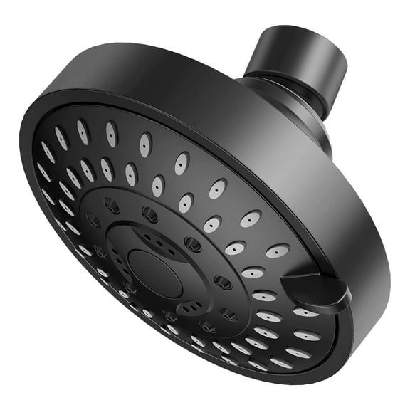 ABS Rainfall Showerhead - 4 Inches, High Pressure, Adjustable Angle, Easy to Clean, for Bathroom