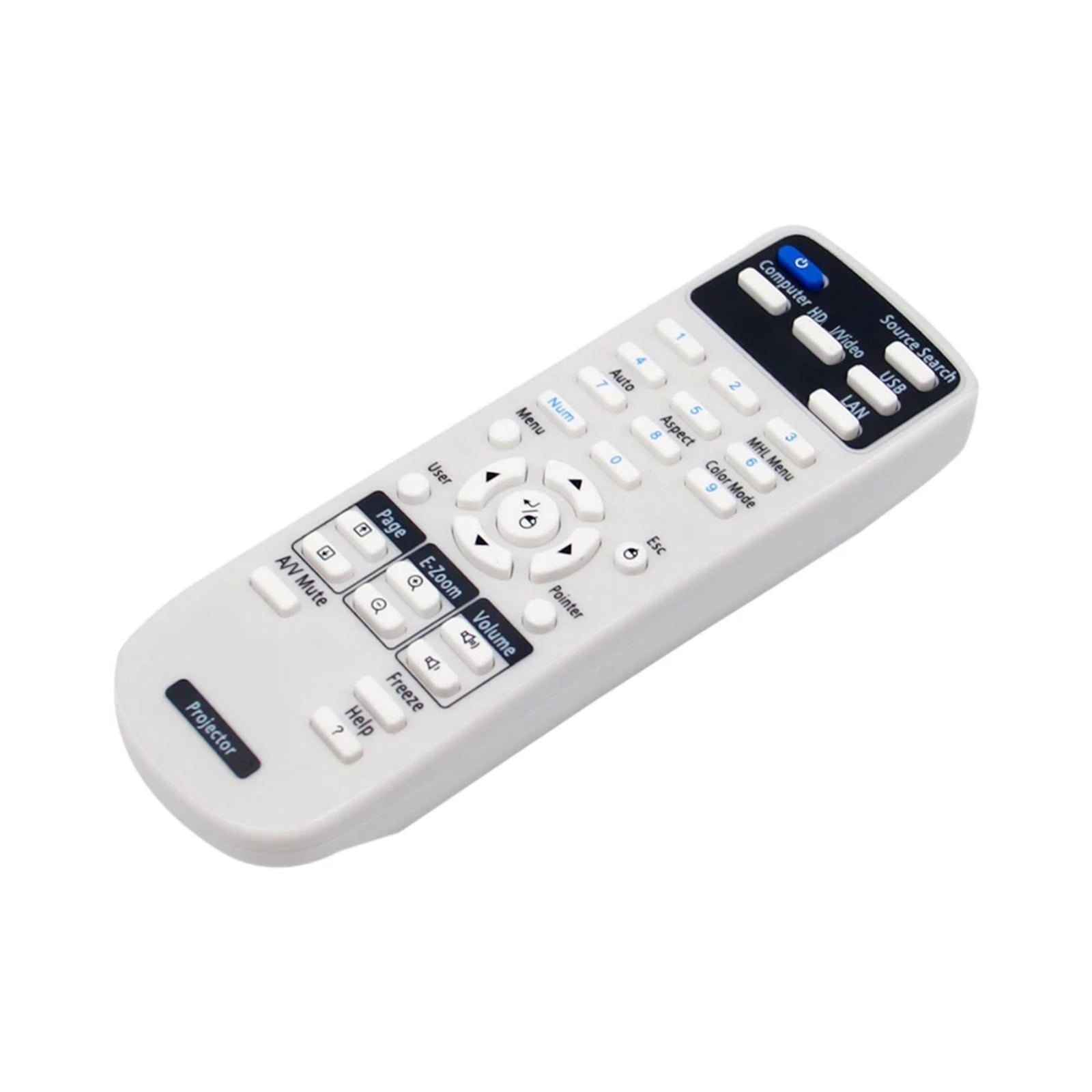 ABS Remote Control Replacement for W06 Projectors Portable Design ...