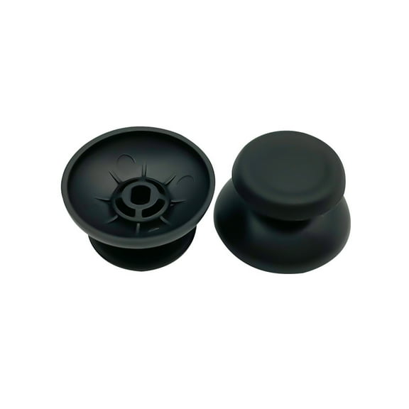 ABS Replacement Analog Joystick Thumbstick Grip Caps For PS4 Controller Black (Unpackaged)