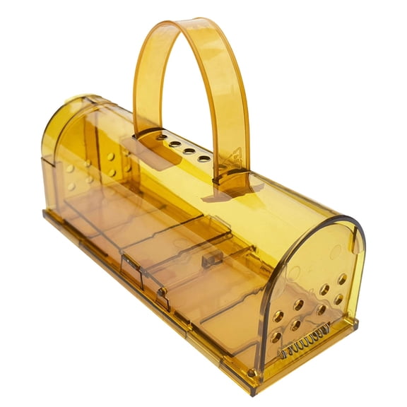 ABS Reusable Humane Mouse Trap Handheld Design Easy to Use for Kitchen Yard Warehouse and Pet Safe Control