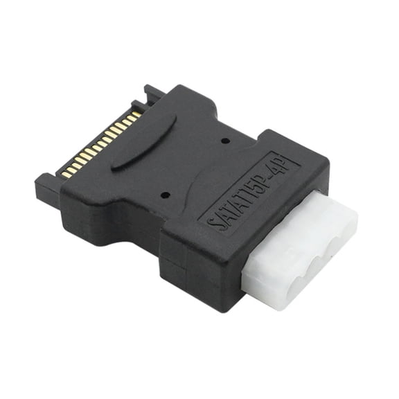 ABS SATAs 15Pin Male To 4Pin IDE Female Adapters For Computer Power Supply