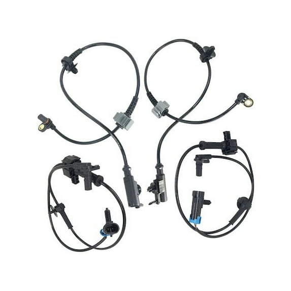 ABS Speed Sensor Kit - Compatible with 2007 - 2013 GMC Sierra 1500 2008 2009 2010 2011 2012