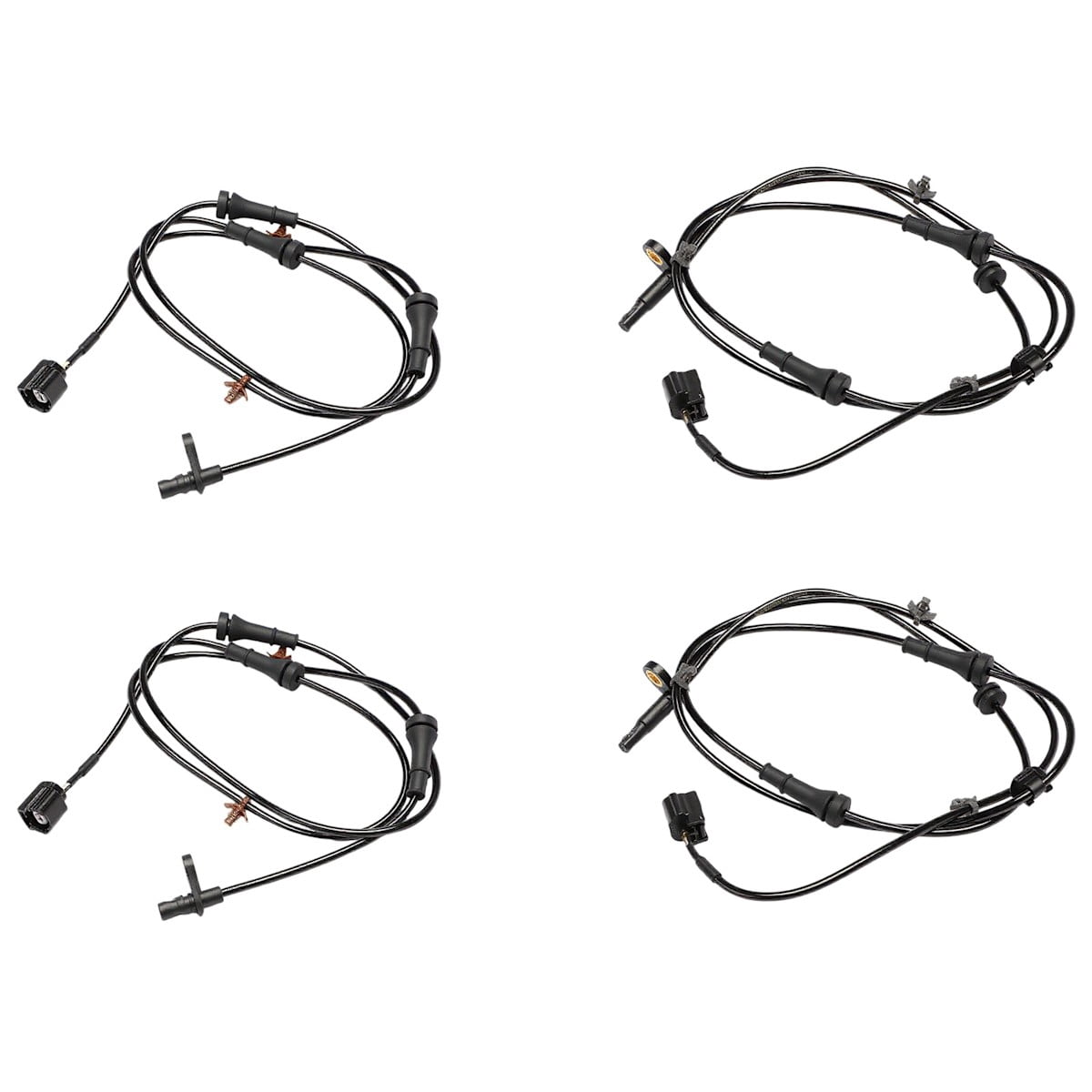 ABS Speed Sensor SET Compatible: Chevrolet City Express 2015-2018 Front ...