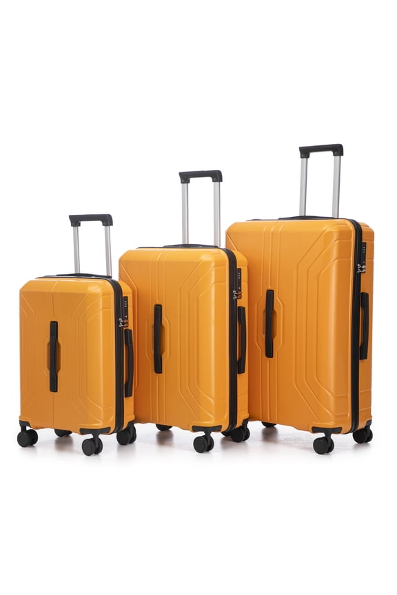 ABS Spinner Wheel Luggage, Carry on Suitcase with TSA Combination Lock