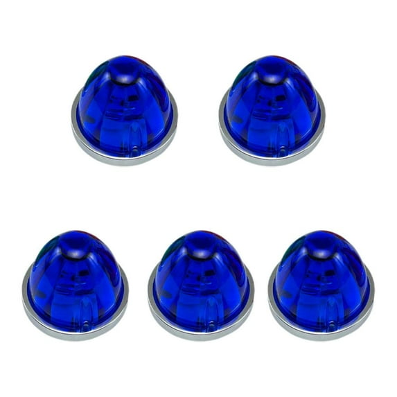 ABS and Stainless Steel LED Watermelon Side Marking Lights for 12V - 24V DC Semi - trailers and Heavy Trucks with IP65 Waterproof and Multi - color Selection