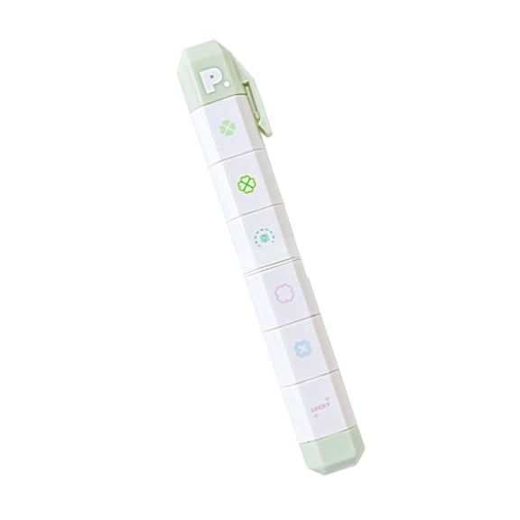 ABS Stamping Marker With Interchangeable Patterns Ideal For Planners Journals And Scrapbooking Card Making