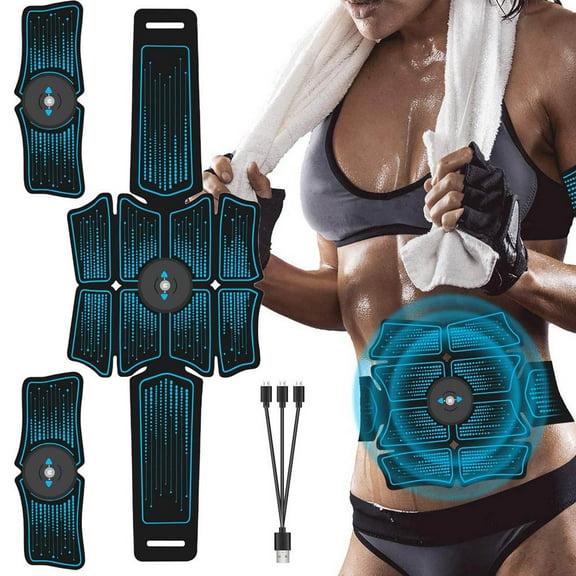 ABS Stimulator,Ab Machine,Abdominal Toning Belt Workout Portable Ab Stimulator Home Office Fitness Workout Equipment for Abdomen