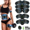 thumbnail image 1 of ABS Stimulator, Ab Trainer, EMS Muscle Stimulator LCD Screen Muscle Stimulator USB Rechargeable Portable Muscle Trainer Abdominal / arm / Leg Fitness Workouts Gear, 1 of 7