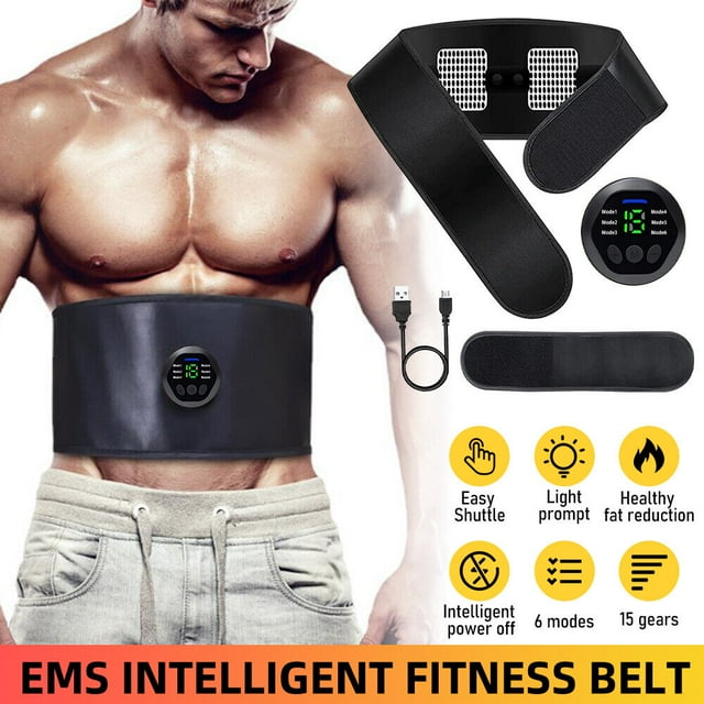 ABS Stimulator EMS Abdominal Toning Trainer Exerciser Belt Ab Workout