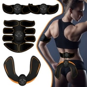 ABS Stimulator Workout Equipment for Unisex, 9 Levels of Intensity Portable Fitness Equipment