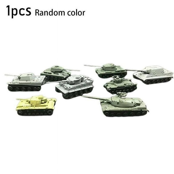 ABS Tank Model 8cm Diecast Battle Figure for Collection, Random Color