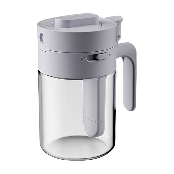 ABS Transparent Glass Jar - Airtight Lid+Spoon, Lockable, Flexible Storage, for Kitchen Spices/Herbs/Condiments/Snacks