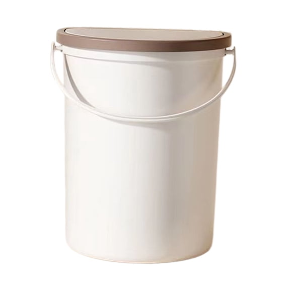 ABS Wall Trash Bin Container With Lid Easy Storage For Motorhome Camping Caravans Trailer Boat 10 Liter Capacity