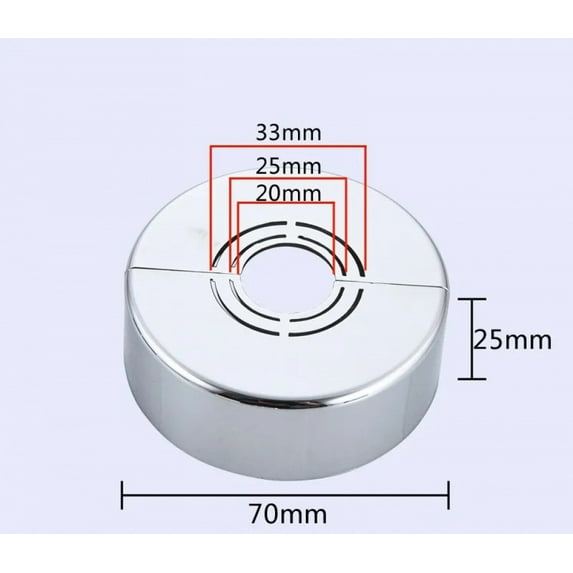 ABS Water Pipe Connector Shower Faucet Decorative Cover Adjustable Wall Angle Valve Panel for Kitchen Bathroom Tap Accessories