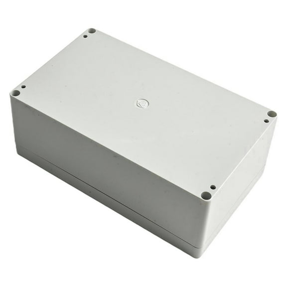 ABS Waterproof Electronics Project Box IP67 Rated Plastic Junction Enclosure with Screws for Electrical Projects in Multiple Sizes from 63 x 58 x 35 mm to 200 x 120 x 75 mm, White(115 * 90 * 55mm)