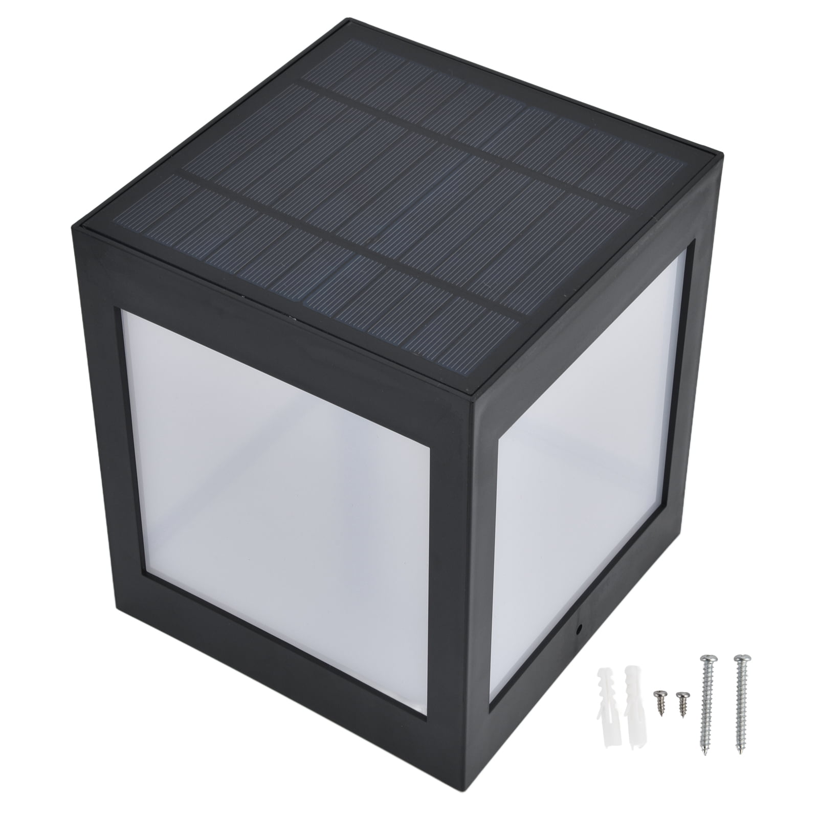 ABS Waterproof LED Solar Pillar Lamp Outdoor Courtyard Villas Garden