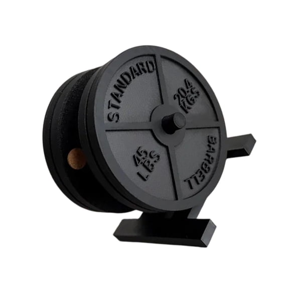 ABS Weight Plate Coasters Set With Holder Barbell Bumper Plate Drink Coasters For Stable Drink Placement