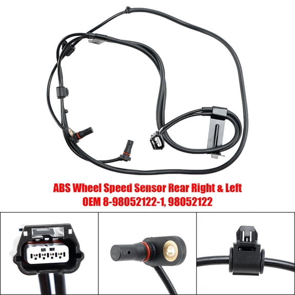 ABS Wheel Speed Sensor Rear Right & Left For Isuzu D-MAX Mk2 2012-2020