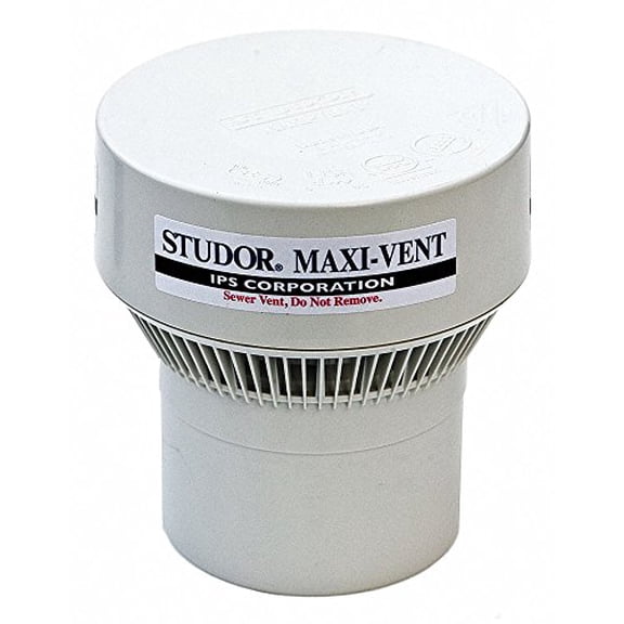 ABS White Air Admittance Valve, 3" to 4" Pipe Dia, Slip Connection - Drains$$Tools & Hardware Other