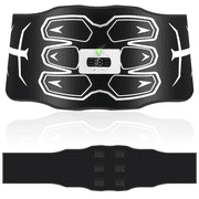ABS muscle training belt, washable abdominal muscle exercise belt, 6 modes, 15 intensity levels, suitable for both men and women, large size abdominal muscle shaping belt