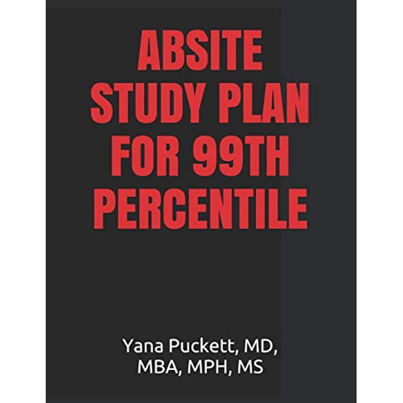 Pre-Owned ABSITE STUDY PLAN FOR 99TH PERCENTILE Paperback