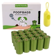 ABSOKE Dog Poop Bags,300 Counts 20 Dog Poop Bags Rolls Biodegradable Trash Bags Scented Leak Proof and Thicken Earth-friendly Pet Poop Bag